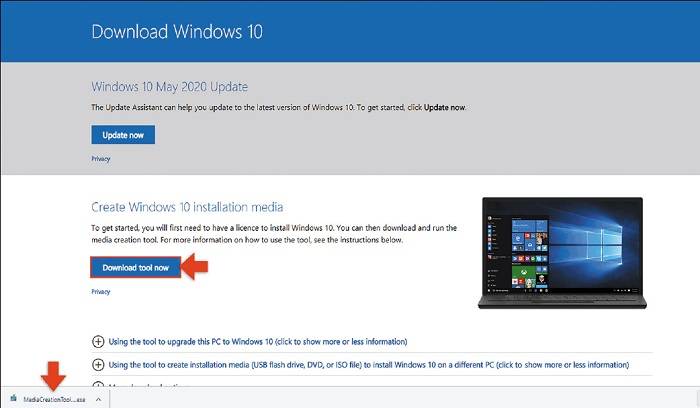 What is Windows 10 Installation Media