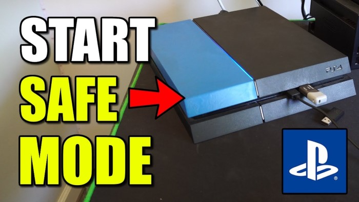 How to Start PS4 in Safe Mode