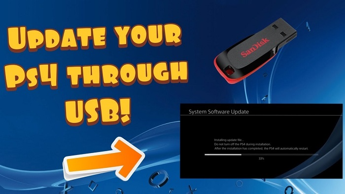 Updating PS4 System Software in Safe Mode Using USB