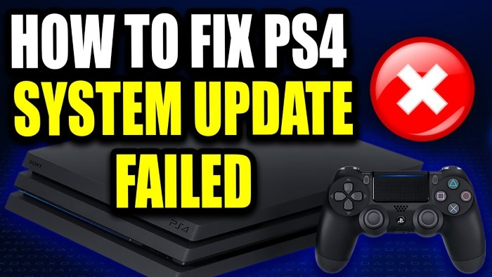 Why PS4 Updates Sometimes Fail